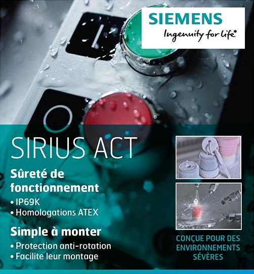 Auxiliaires de commande IP69K communicants