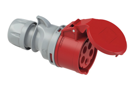 Prise mobile droite 16A 3P+T 380/415 V IP44 EASY