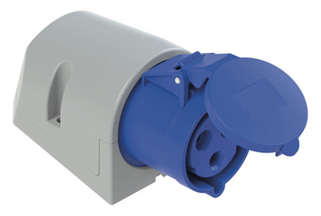 Prise saillie 32A 2P+T 200/250 V IP44 EASY