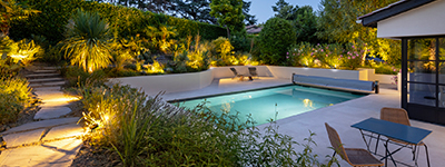 Autour de la piscine