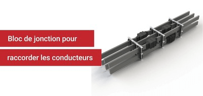 Blocs de jonction pour la prolongation des conducteurs FleXbus