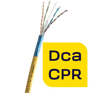 Câble pour réseaux locaux LCS³ catégorie 6A F/UTP 4 paires torsadées - 500m