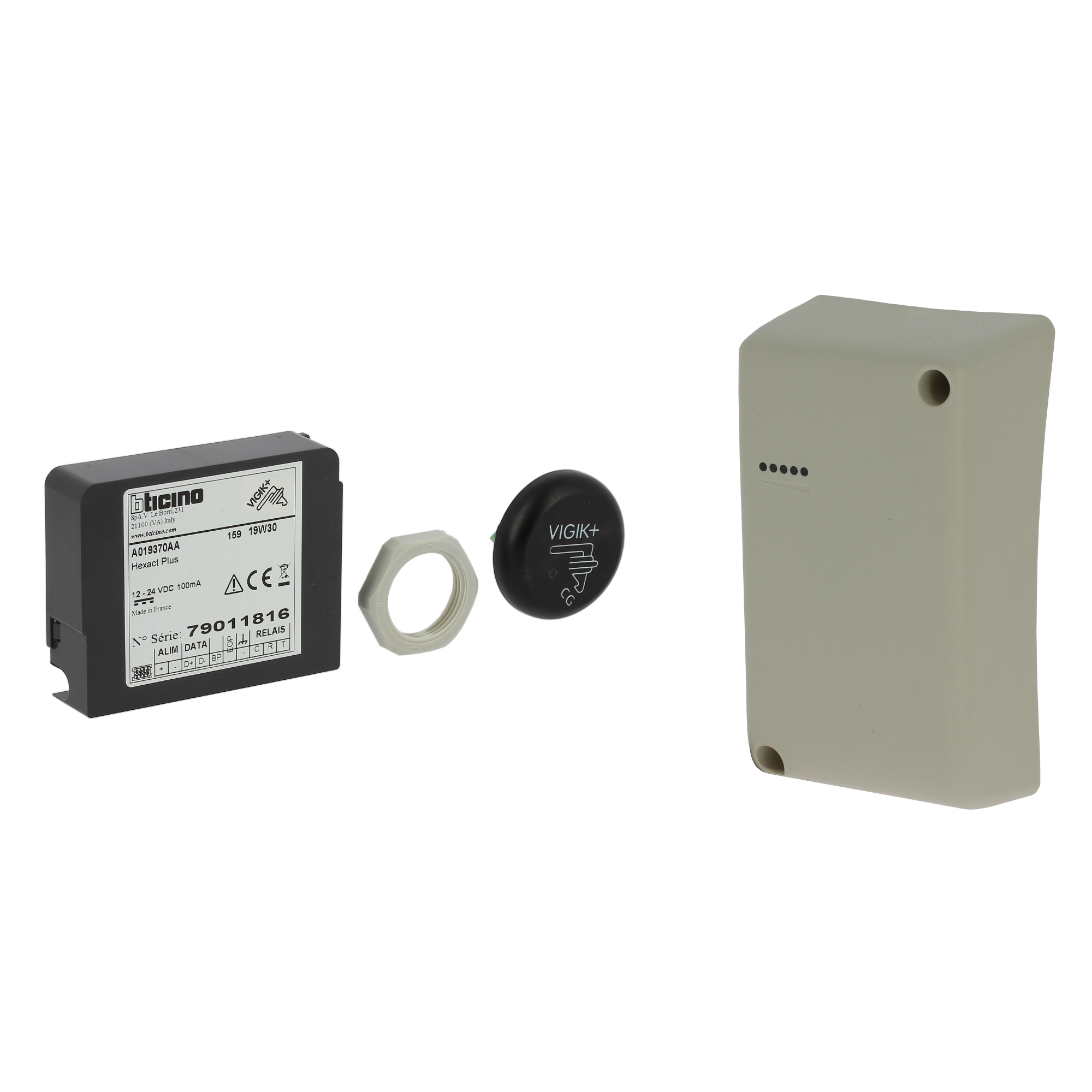 Kit hexact plus 1 porte, livré avec lecteur VIGIK+ et module éco data mini