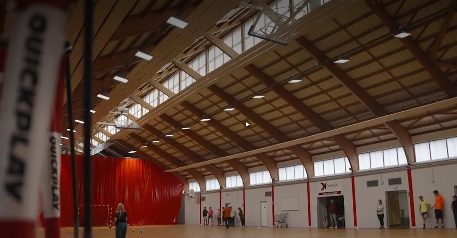 Installation éclairage Gymnase Bayeux