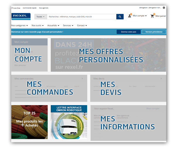 Nouvelle homepage